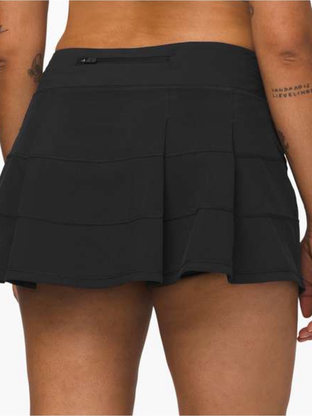 Lululemon Pace Rival Skirt Sz 6 (Regular) *4-way Stretch 13" In Black